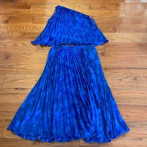 BR two piece skirt and one shoulder top